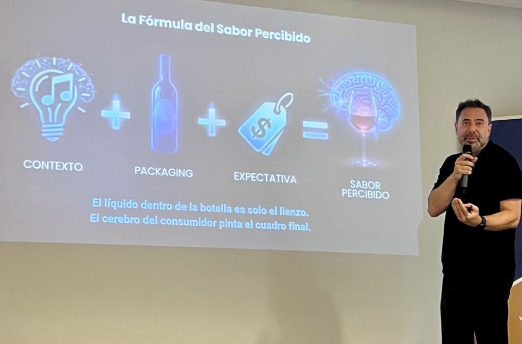 Grañá explicó que el packaging es un factor clave en el sabor percibido.